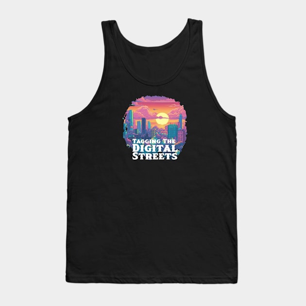Tagging the Digital Streets Tank Top by Pixy Official